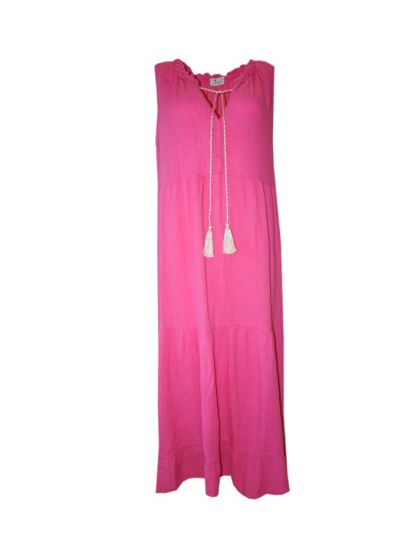Kleid Musselin pink