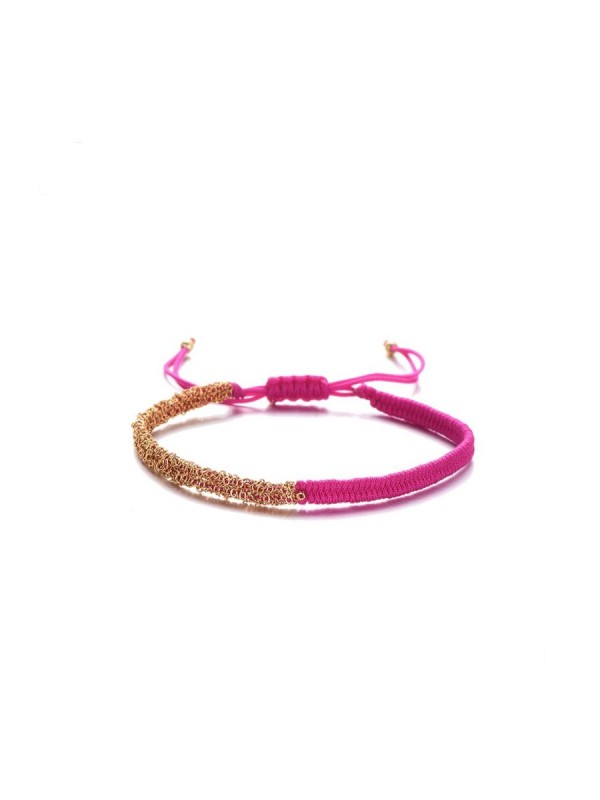 Armband LOU pink goldfarben