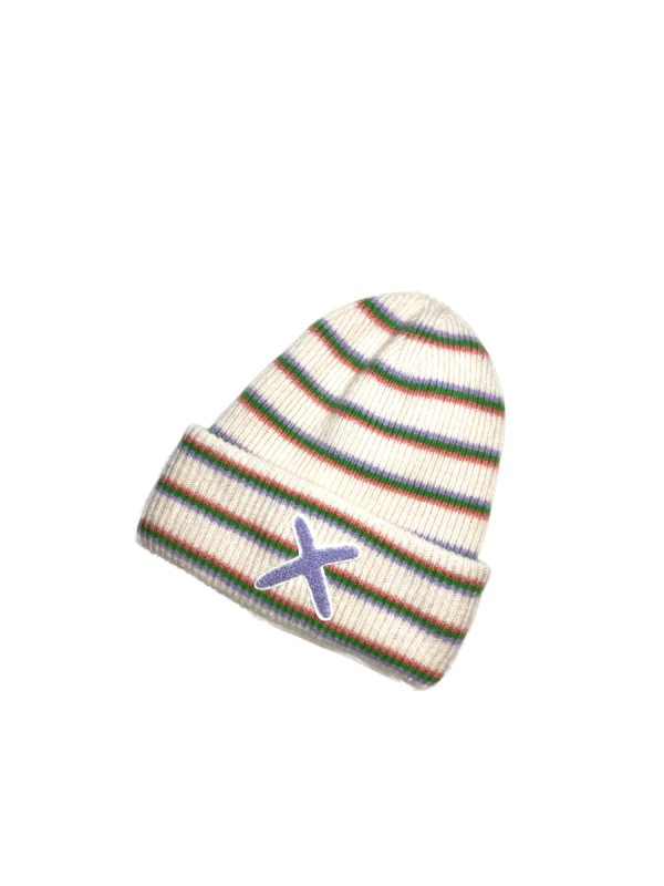 Mütze Lumi Stripes X lavender