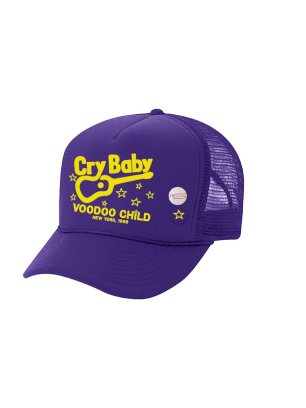 Cap toper violet "CRY BABY"